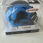Aiden Hutchinson Autographed Detroit Lions Mini Helmet “Beckett Witness” Coa