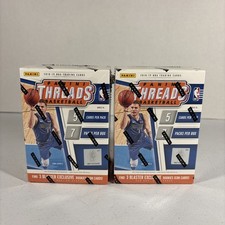 Lot Of 2 NEW SEALED 2018-19 Panini Threads Basketball Blaster Box Luka Shai Trae