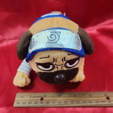2005 Banpresto- Naruto Dog Pakkun Plush 6 Dog - New with wear