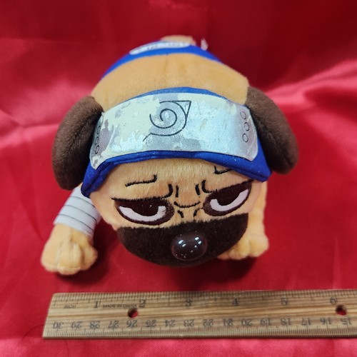 2005 Banpresto- Naruto Dog Pakkun Plush 6” Dog - New with wear