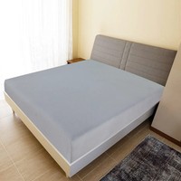 Spannbettlaken Jersey 160X200 Cm Baumwolle Grau
