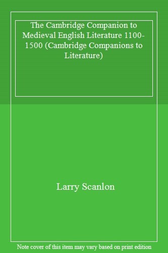 The Cambridge Companion to Medieval English Lit. Scanlon Hardcover<|