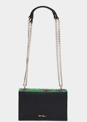 【BETSEY JOHNSON】ビーズ刺繍装飾付きミントグリーンキャミソール BETSEY JOHNSON】ビーズ刺繍装飾付きミントグリーンキャミソール