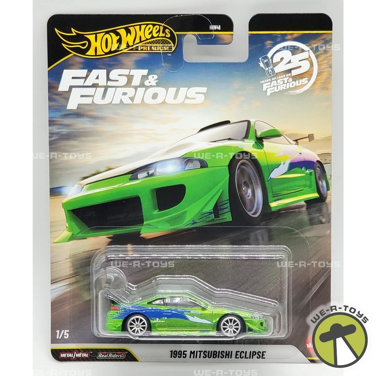 ◆未開封◆Fast＆Furious 1995 Mitubishi Eclipse 1/24 1995 MITSUBISHI ECLIPSE VELOZES E FURIOSOS - Miniaturas