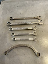 (6) Craftsman Wrenchs Open Box Ends Offset