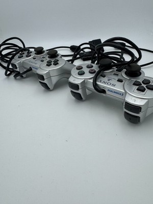 2X Original Sony PlayStation 2 DualShock 2 Controller Ersatzteilspender