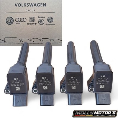 4x Original Zündspule VW Audi Seat Skoda Cupra Porsche 1.8 - 4.0 06L905110K NEU!