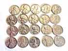 1943 D S Lincoln Steel Wheat Penny Cent Roll of 10D & 10S  Lot# 1 50 100 250 500