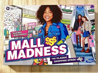 2020 Hasbro Mall Madness Electronic Talking Shopping Spree Board Game