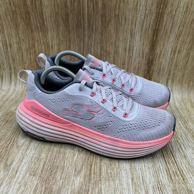 Skechers Max Cushioning Suspension Women's 5.5 Gray Running Shoes Sneaker 129265