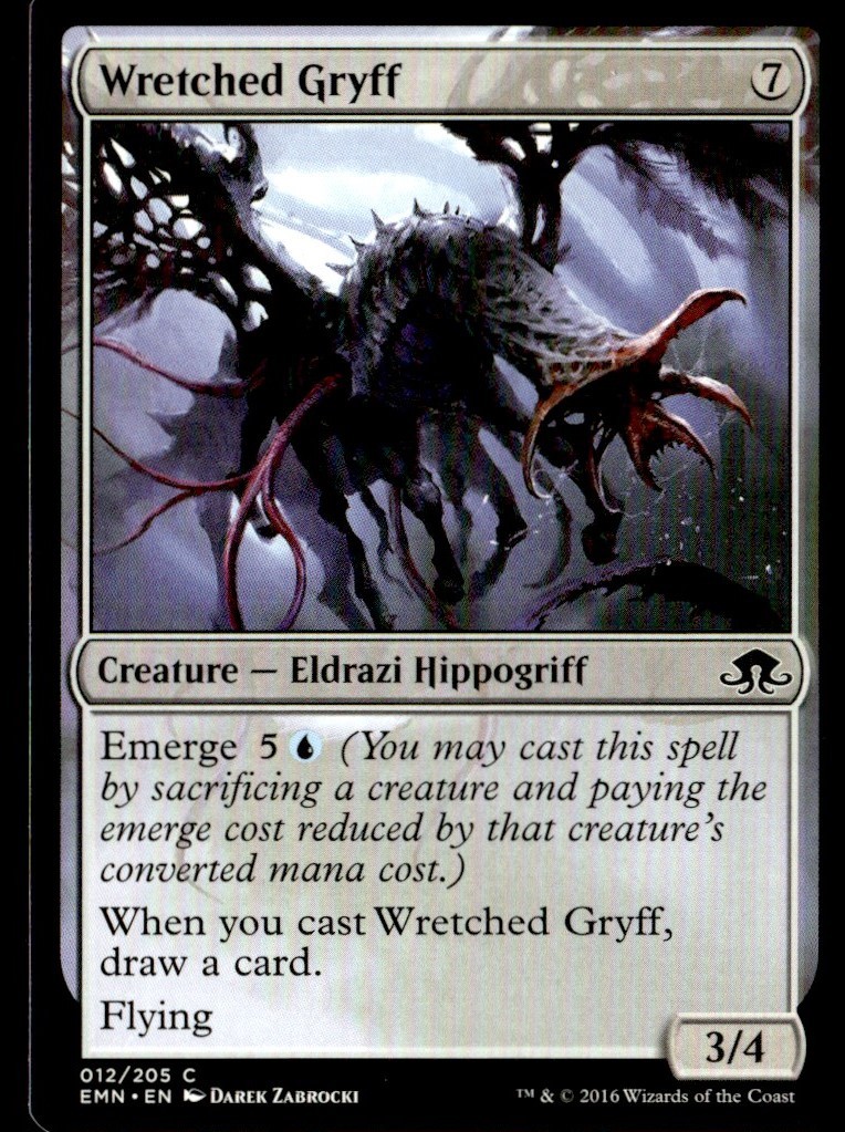 2016 Eldritch Moon Wretched Gryff Expansion/Common #12