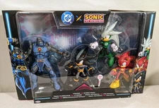 DC x Sonic the Hedgehog 5" Action Figure Multipack Power vs Speed *SEALED* New