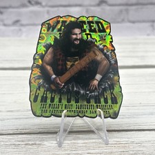 Cactas Jack Mick Foley 2000 WWF Attitude Wrestling Prism Holo Vending Sticker