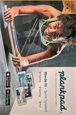 plankpad Fit for Fun Edition, interaktiver Ganzkörper-Trainer, mit passender App