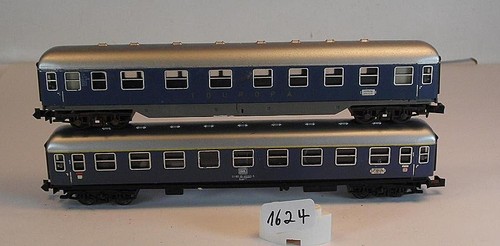 Minitrix Spur N 1/160 D-Zugwagen-Set 4-achsig der DB 6 #1624 | Zustand: Gebraucht