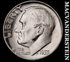 1955 Silver Roosevelt Dime - Choice Gem Brilliant Unc  Lustrous  #K2699