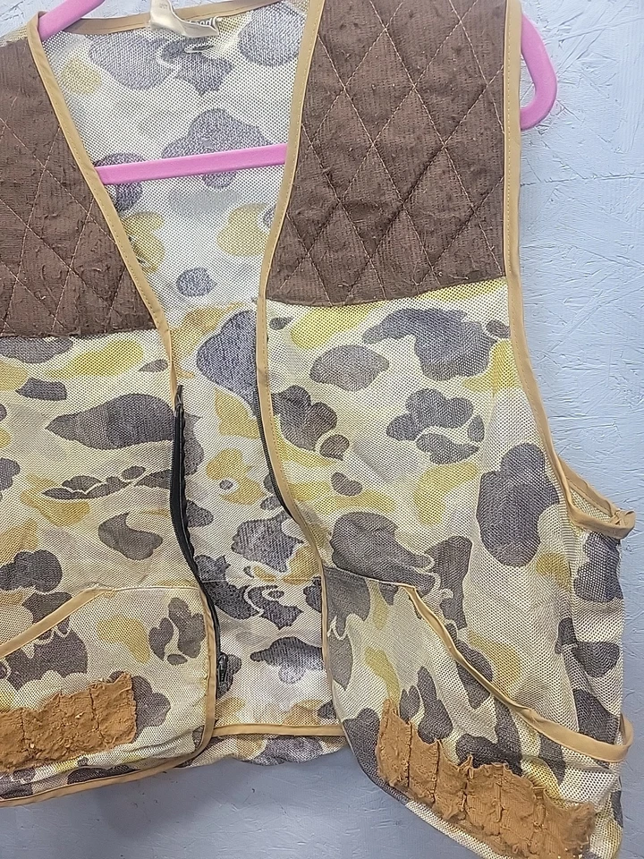 Vintage RedHead Mesh Camoflauge Hunting Vest Red Head 2X - Image 4 of 4