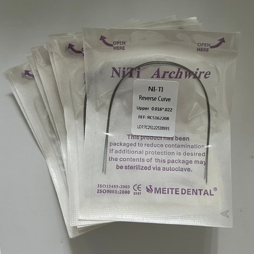 50Pack Dental Orthodontic Super Elastic Niti Reverse Curve Arch Wire Rectangular - Picture 8 of 11