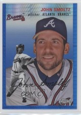 2023 Topps Chrome Platinum Anniversary Blue Prism Refractor John Smoltz HOF 1b9b