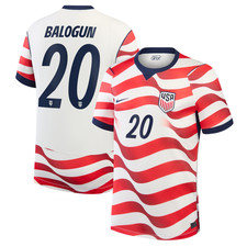 Folarin 20 Balogun USMNT 2026 Home Men's All Jersey Red