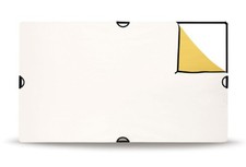 Westcott 42 x 72in Medium Scrim Jim Gold/White Reflector Fabric Only 