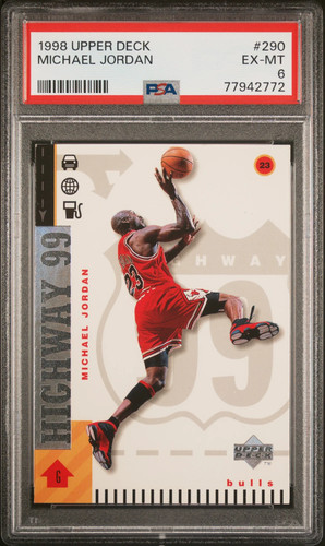 Michael Jordan #290 1998 Upper Deck card