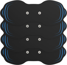 Wireless Tens Unit Electrode Pads 4 Packs - 7.14 in" x 2.9 in" Premium Quality T