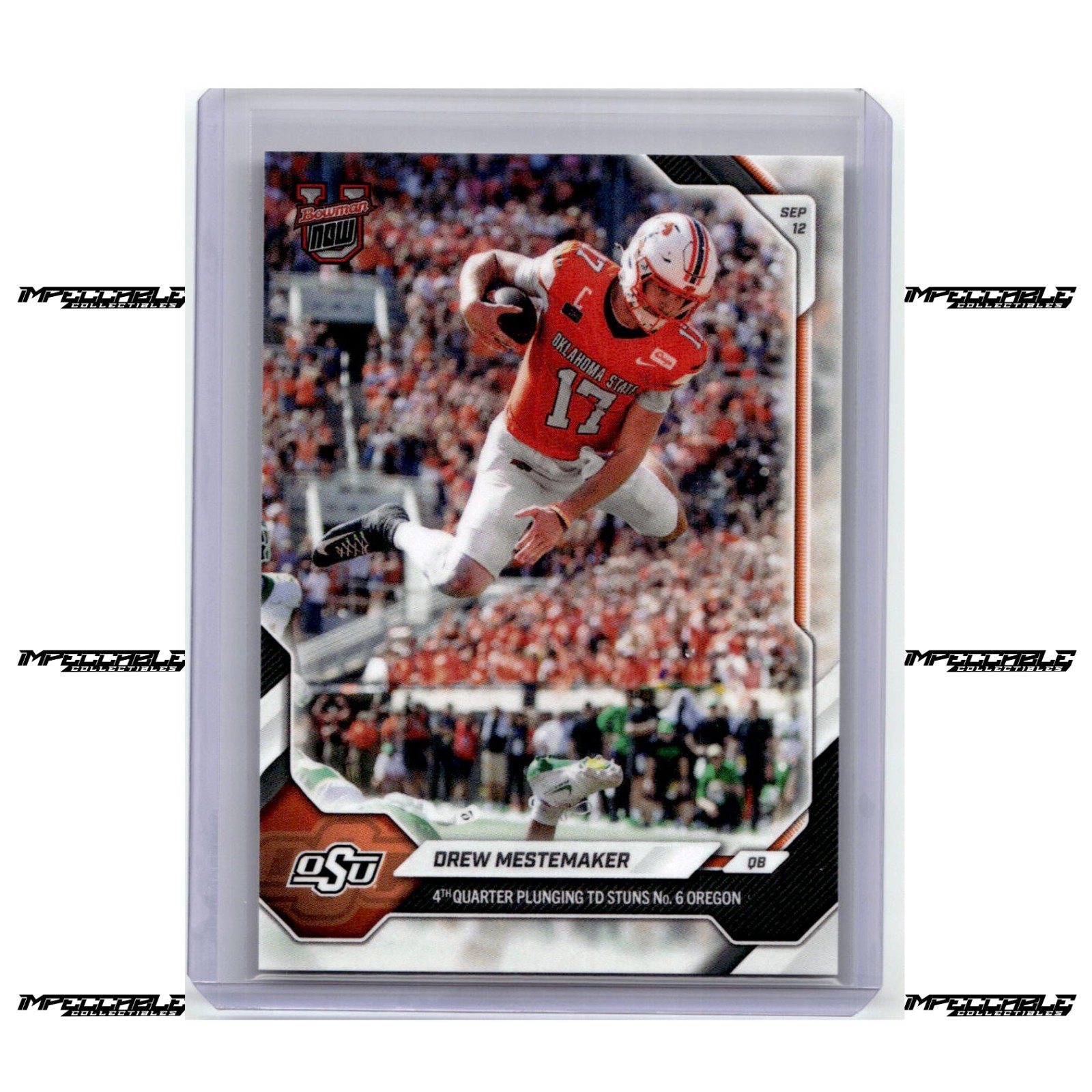 2026-27 Bowman U Now - #7 Drew Mestemaker Rookie /4066 Stuns Oregon IN HAND
