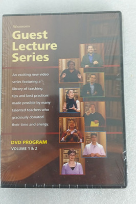 (New) Guest Lecture Series Wadsworth DVD Program 1&2 Cengage Learning 