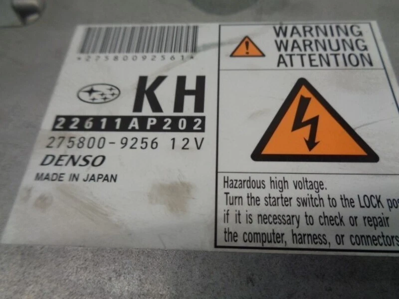 22611AP202 centralita motor uce para SUBARU FORESTER (SH ) 2.0 D AWD 3874963 - Immagine 4 di 4