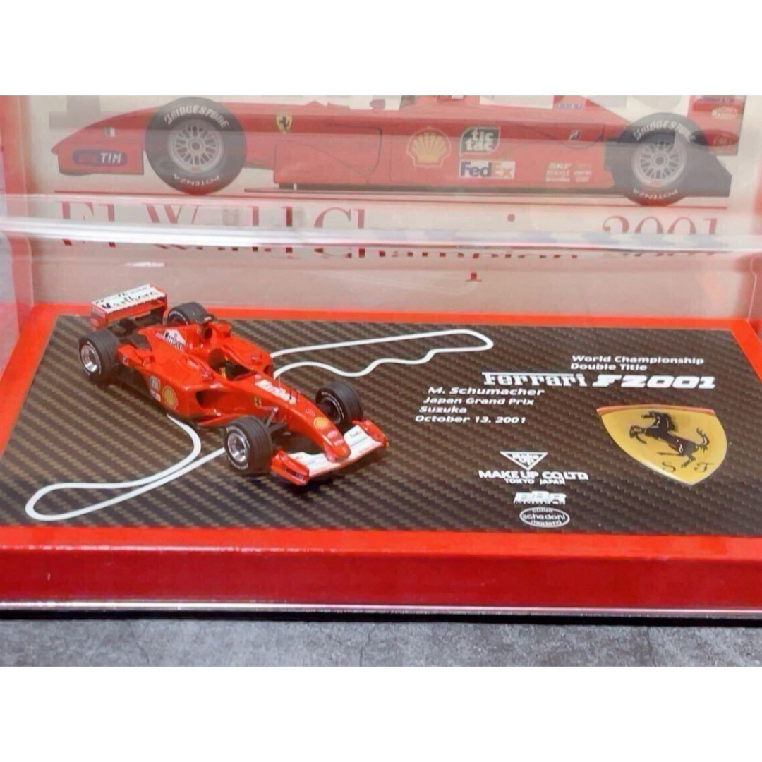 BBR Make up 1 43 SCUDERIA FERRARI F2001 MICHAEL SCHUMACHER POLE TO