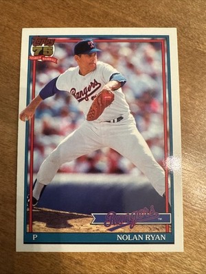 2026 Topps Series 1 Nolan Ryan 1991 Topps #T91-97 Texas Rangers | eBay