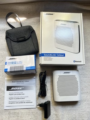 Bose SoundLink Color weiß Bluetooth mit Ladegerät Kabel Hülle OVP