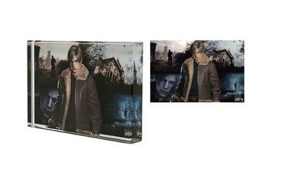Great Capcom Exhibition Acrylic Block Leon S. Kennedy (Resident Evil)