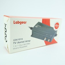 Labgear Aerial Amplifier 1 Way Compact Signal Booster Digital HD TV Radio DAB 5G
