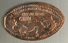 Elongated Penny - Take me There China Indianapolis Children's Museum Dragon