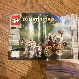 LEGO KINGDOMS King's Carriage Ambush 7188 &ndash; Incomplete - Read Description!