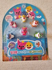 Pinkfong Baby Shark Figure 6ea Set Official Baby Kids Role Play Toy Pinkpong