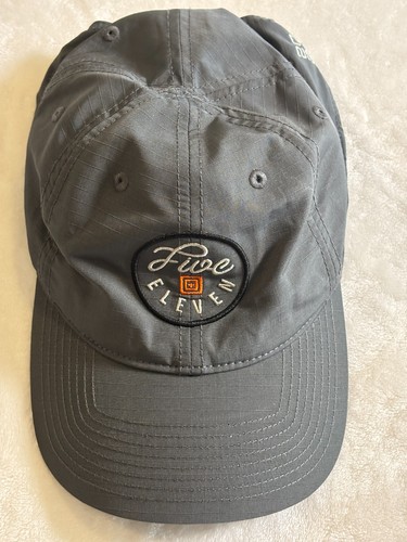 5.11 Tactical Series Five Eleven Baseball Cap Men One Size Gray Embroidered Logo
