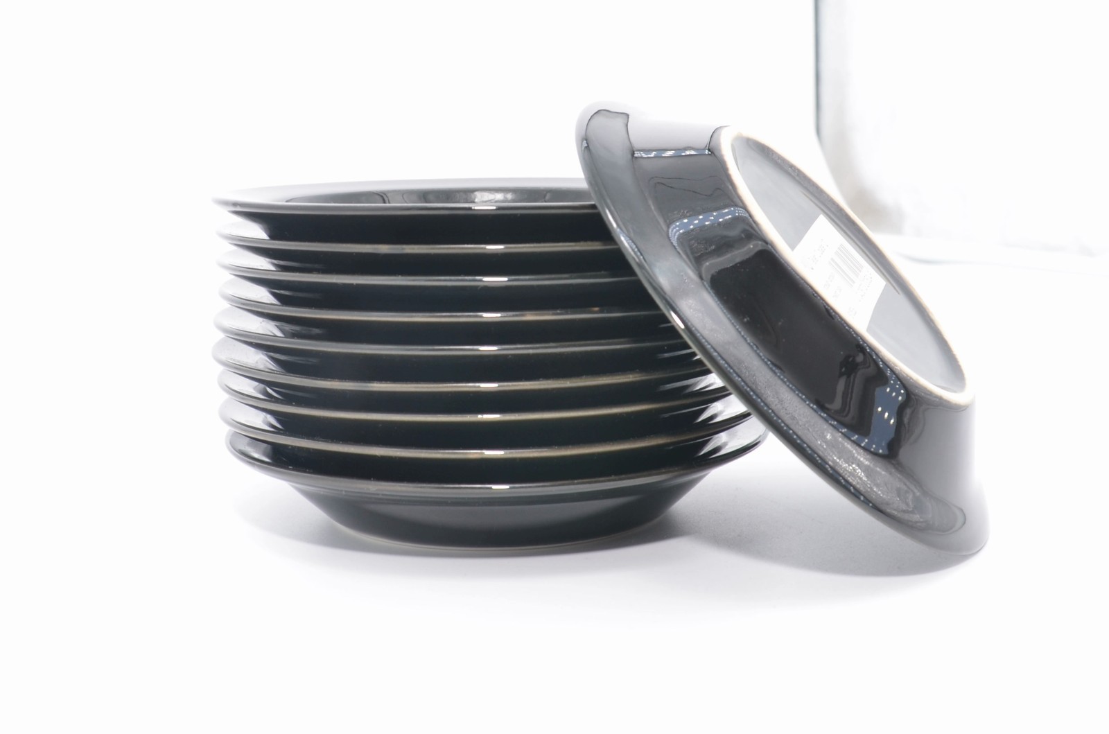 Assiette Porcelaine Noire 12cm AUTHENTICS PUI - Vaisselle de Cuisine Prestige