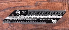 VINTAGE GERMANOW-SIMON MACHINE GAUGE WATCHMAKER / JEWELER TOOL.