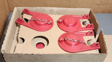 Korky 2001CP Rubber Red Universal Plus Toilet Flapper and Steel Chain Qty 11