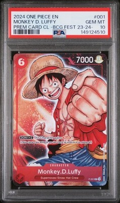 2024 ONE PIECE PREMIUM CARD COLL BCG FEST '23-'24 #001 MONKEY D