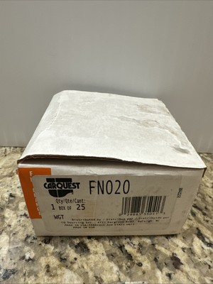 Carquest FN020Z Lead Wheel Weights 20gram - Box of 25- Free Ship