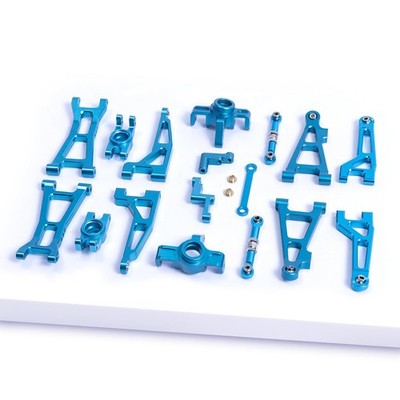 Oisunt Blue Aluminum Spare Part Upgrade Set for 1/16 Hyper Go HBX BEZGAR DEERC
