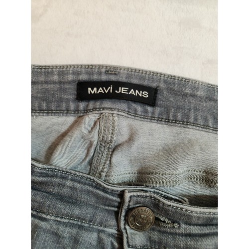 Mavi Jeans Mens 34x32 Gray Jake Slim Leg Classic Acid Washed - 第 6/13 張圖片