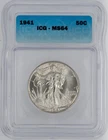 1941-P Walking Liberty Half Dollar ICG MS64