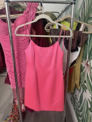 alice and olivia neon pink mini dress - Size 2 | eBay