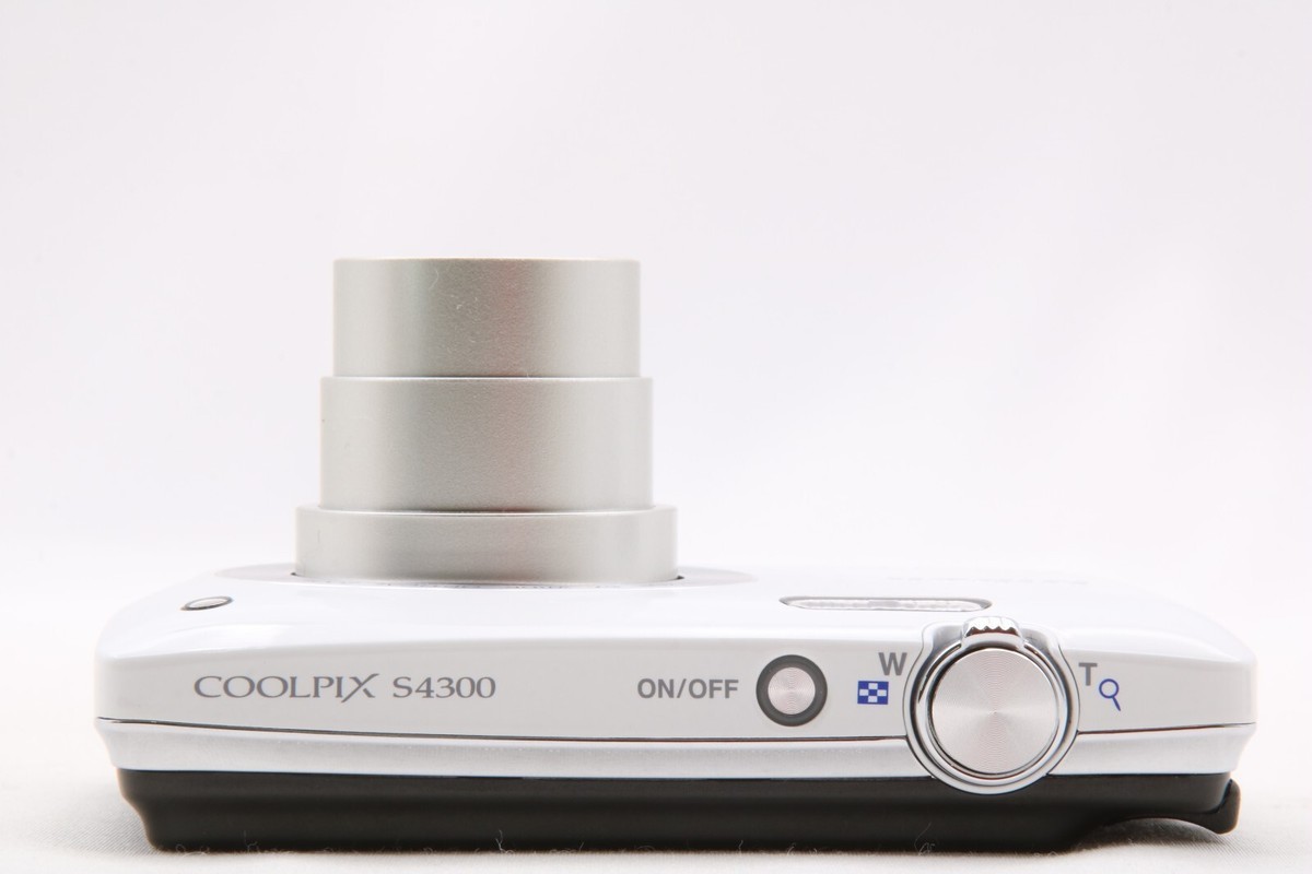 Near Mint] Nikon COOLPIX S4300 White From Japan 18208263073