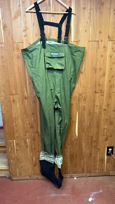 Hodgman Wadelite  Chest Waders Neoprene stocking Foot Breathable Size LS
